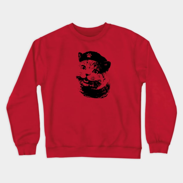 Che Gato Crewneck Sweatshirt by forgreatjustice